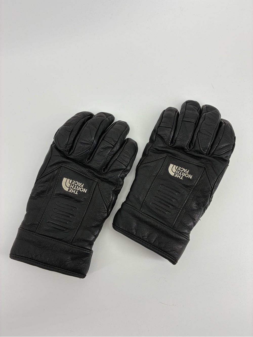 The North Face Men’s Black Leather Winter Gloves